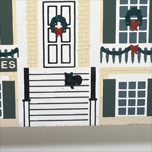 Vintage 1993 The Cat's Meow Newbill-McElhiney House St. Charles Christmas Series - Picture 4 of 7